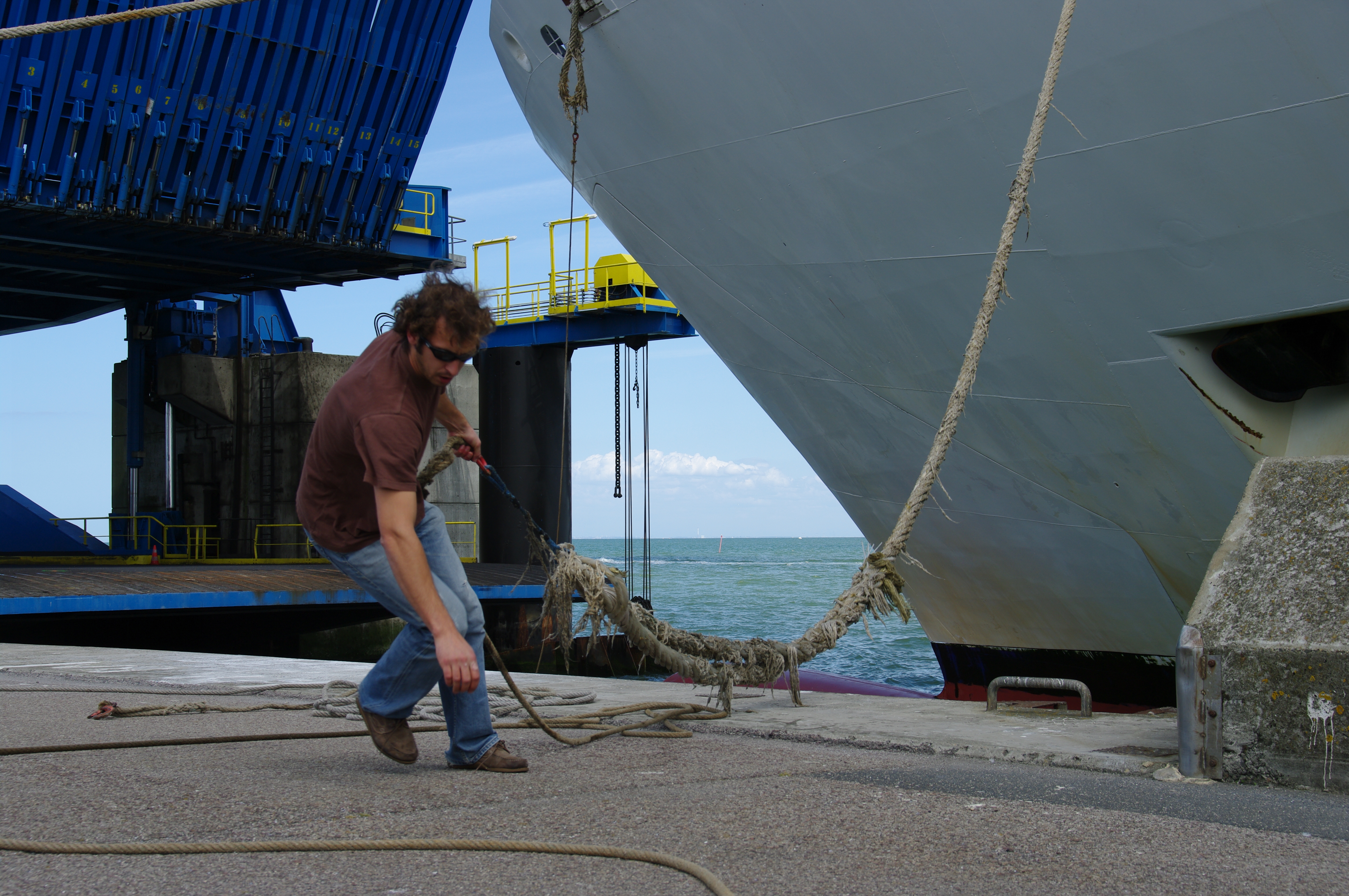 Lamaneur port de Caen-Ouistreham