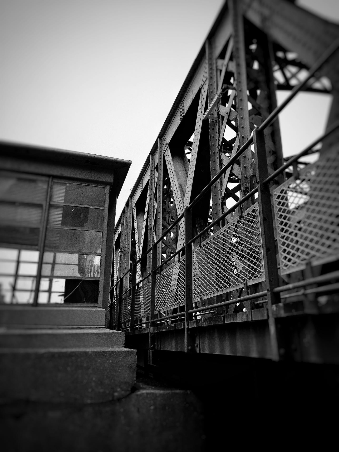 Le pont Colbert à Dieppe