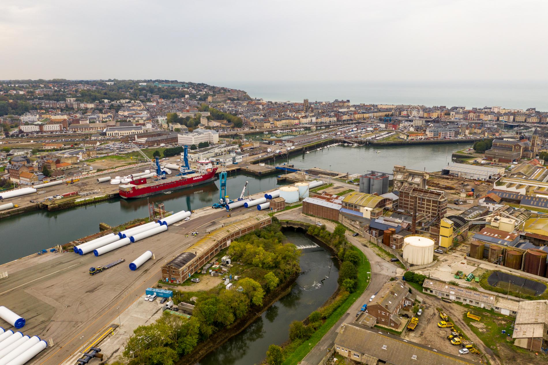 Port de Dieppe rivière l'Arques