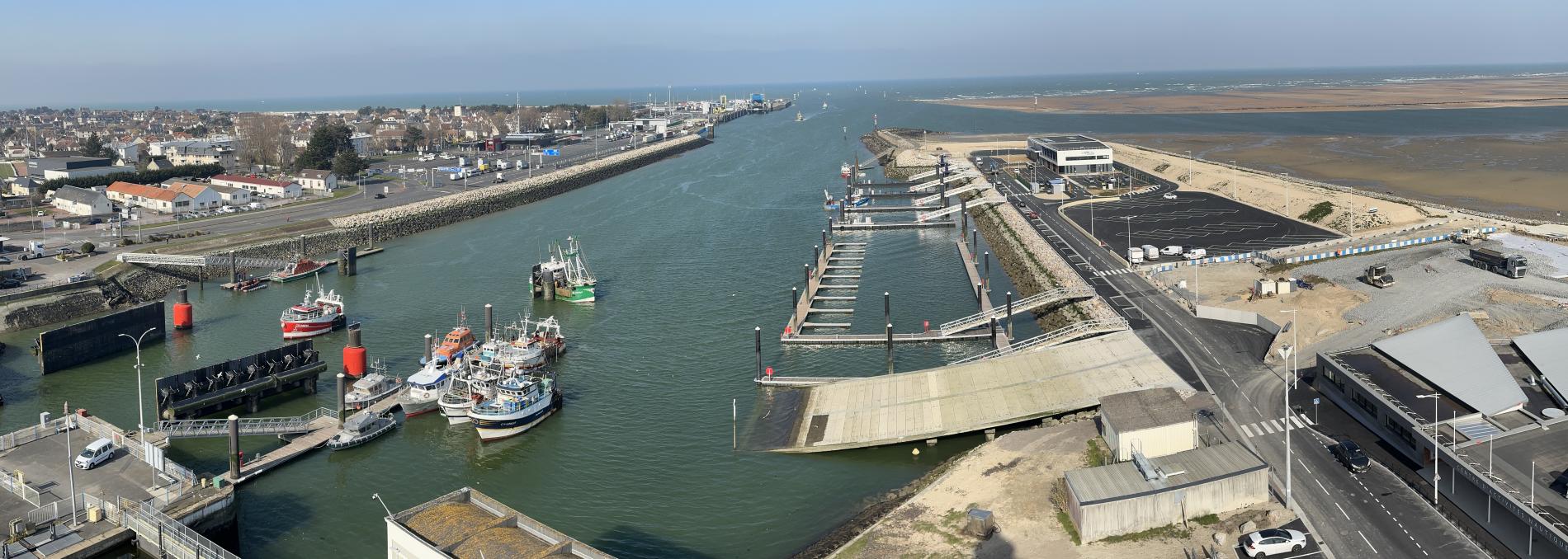 Avant port de Caen-Ouistreham