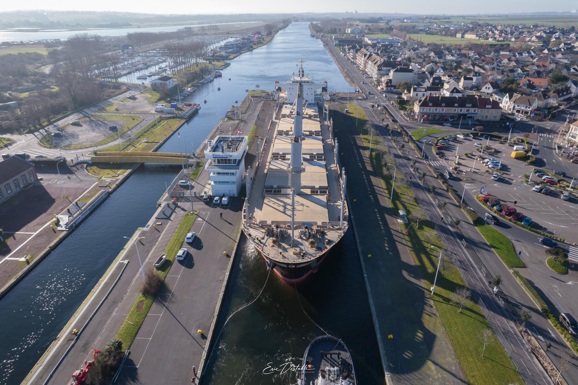 Avant port de Caen-Ouistreham