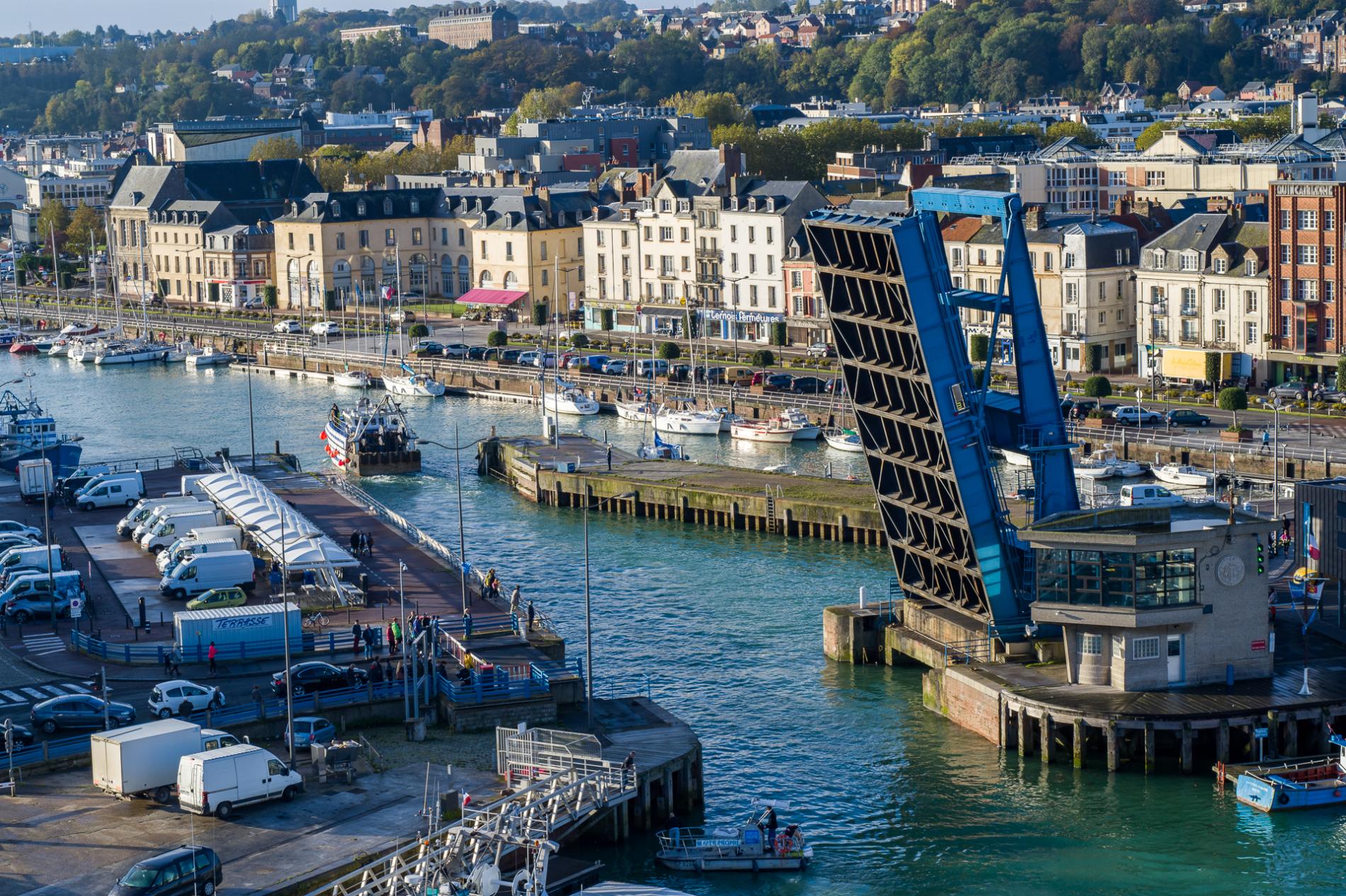 Le pont Ango de Dieppe