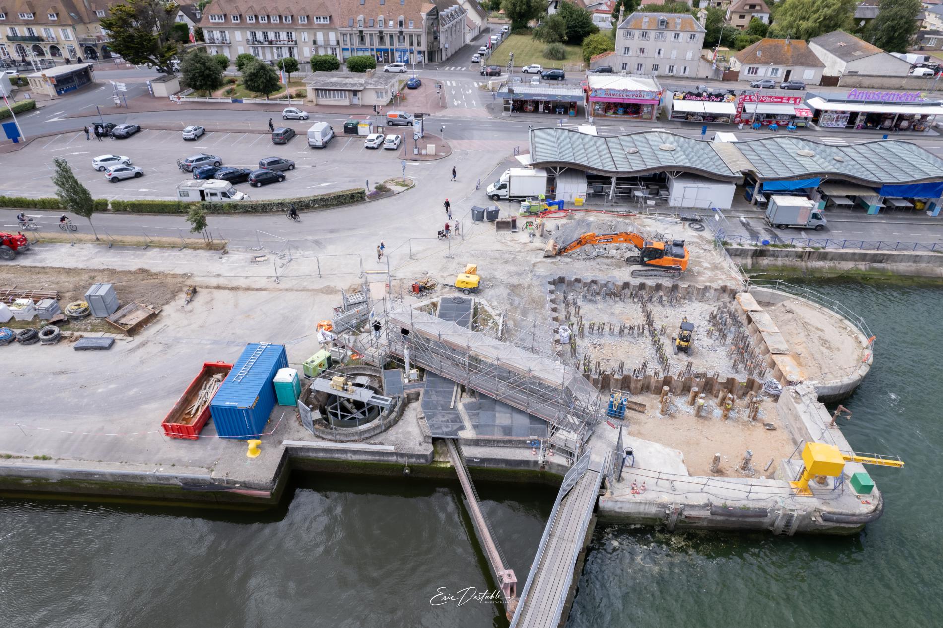 Ecluse Ouest port de Caen-Ouistreham