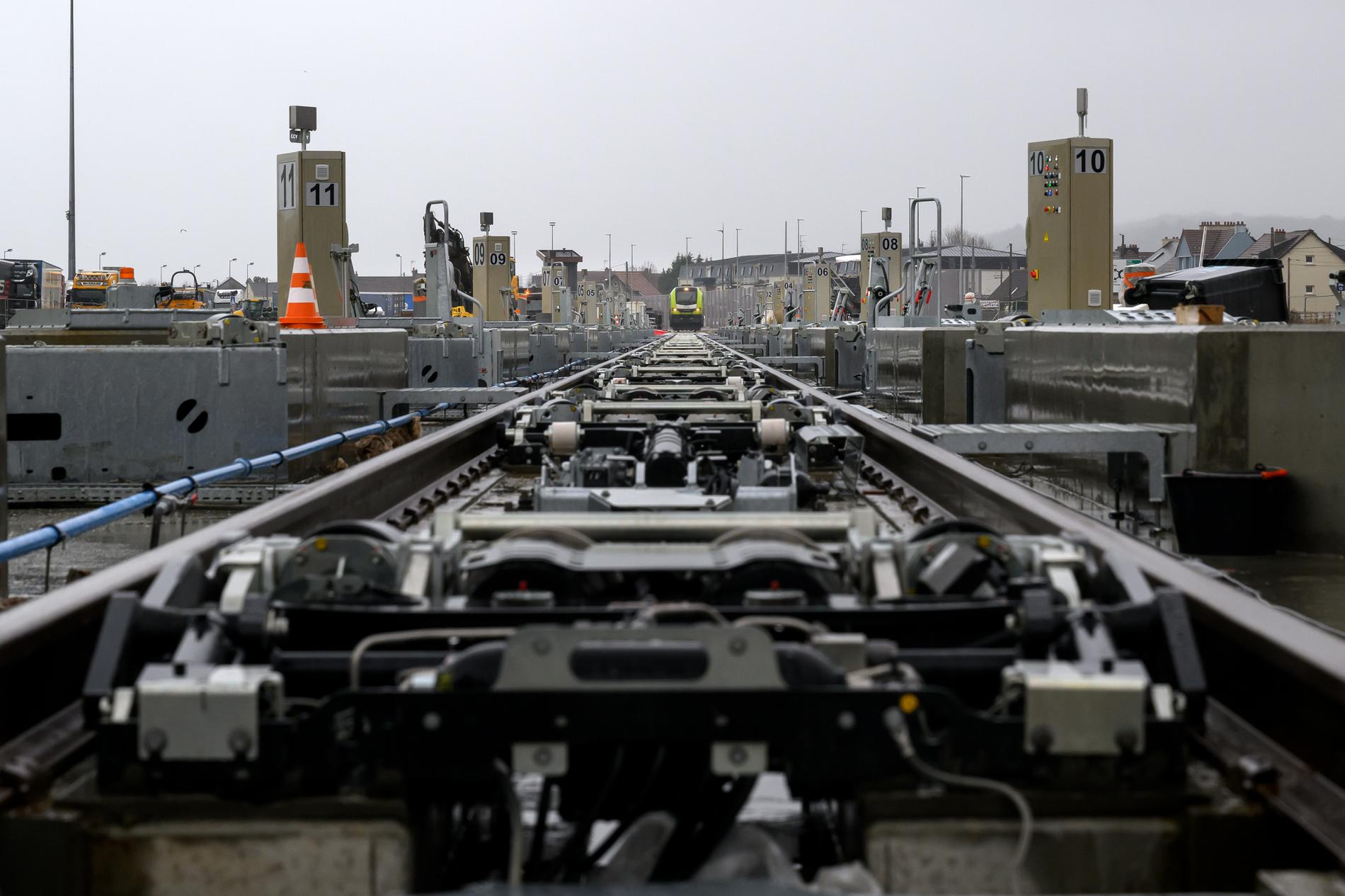 Terminal de ferroutage - port de Cherbourg