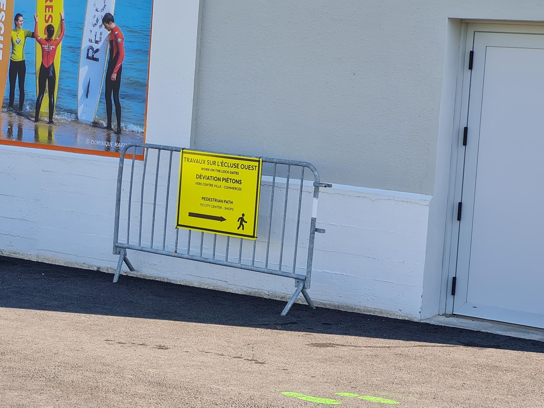Signalétique déviation