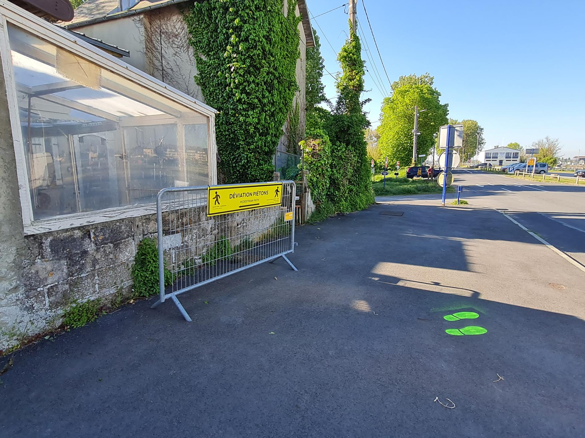 Signalétique déviation