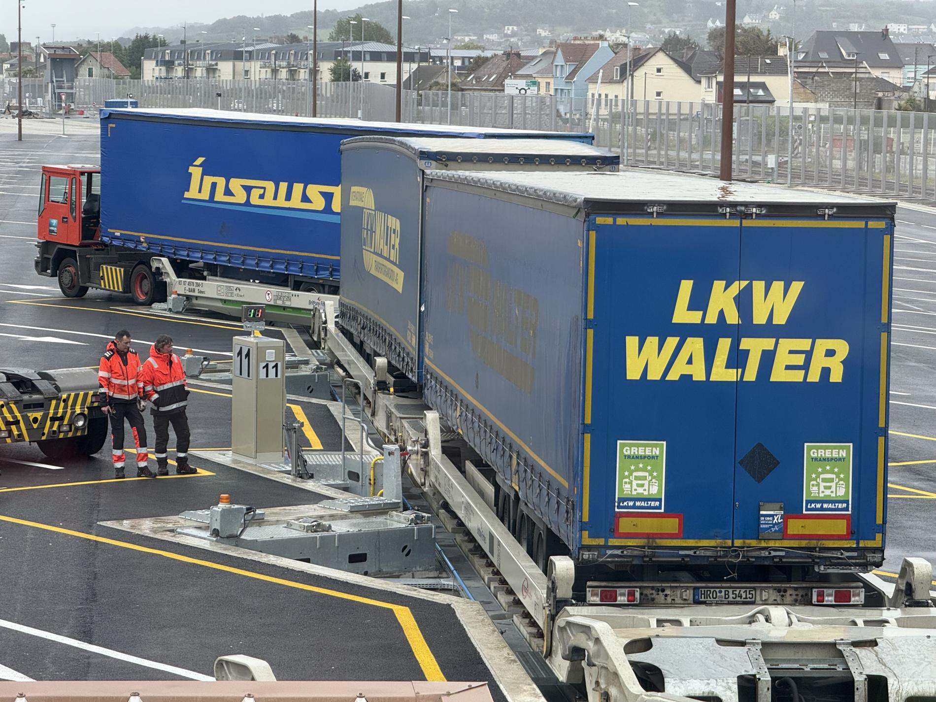 Terminal de ferroutage - port de Cherbourg
