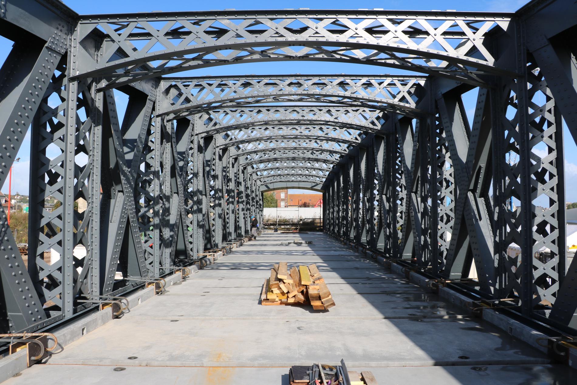 Travaux du pont Colbert
