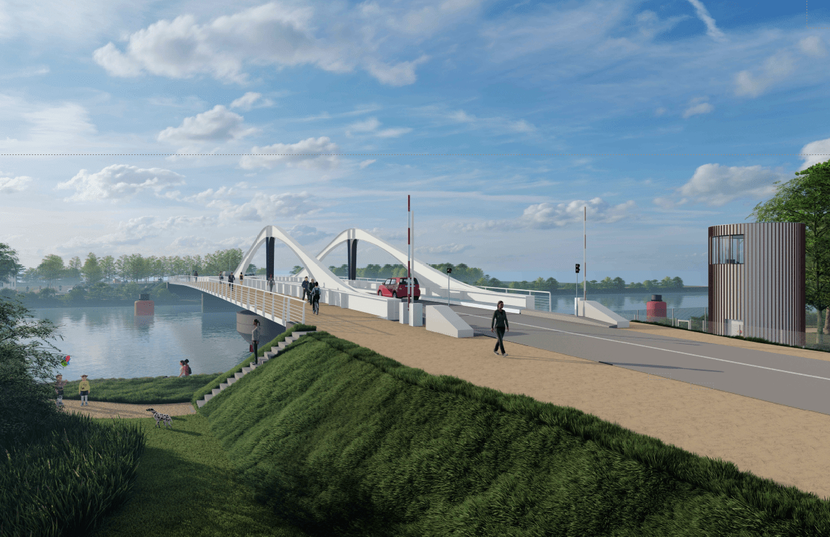 Futur pont de Colombelles