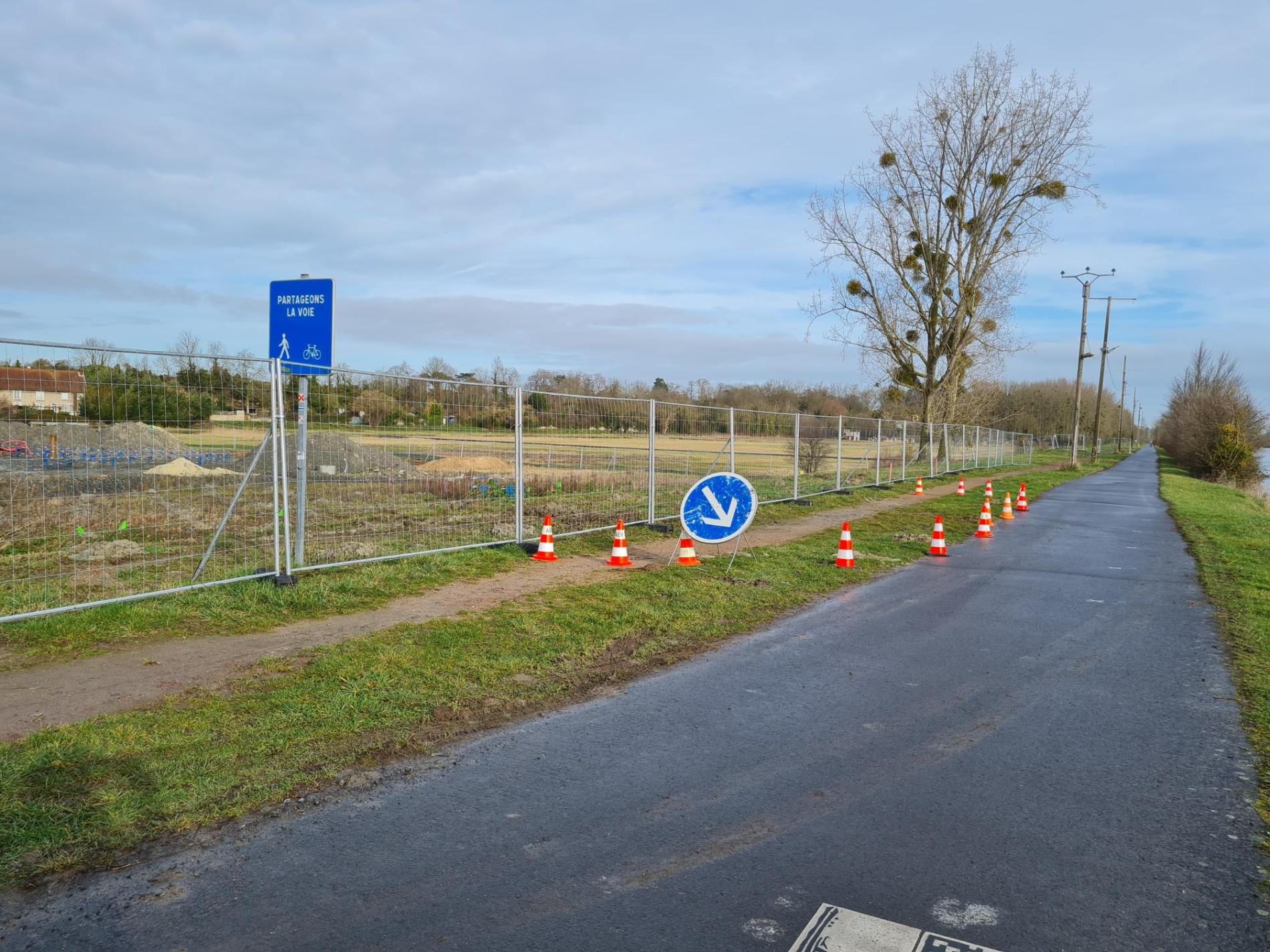 Chantier du futur pont de Colombelles